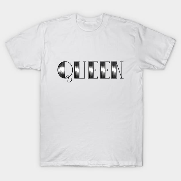 Queen T-Shirt by Rosanaeye